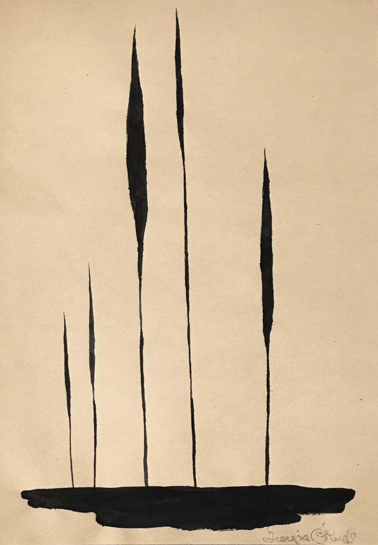 Georgia O'Keeffe Ink on paper 13.5" x 9.5" Attributed (1 of 2)