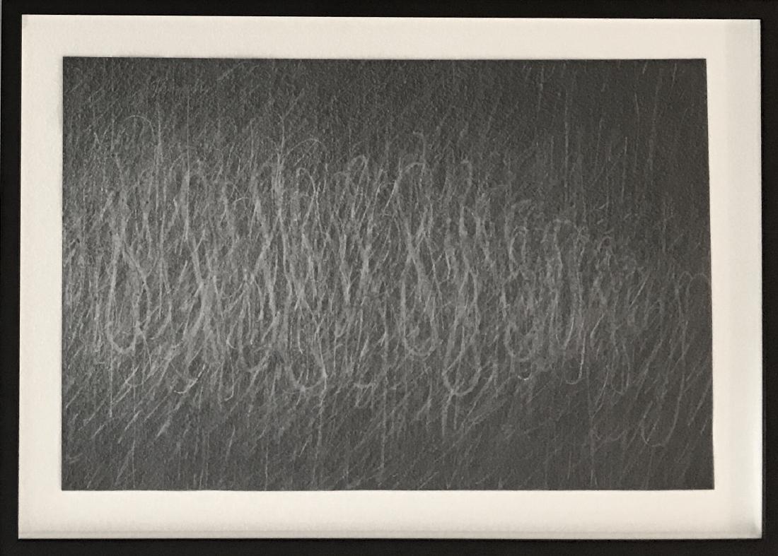 Cy Twombly - Chalk on paper 20" x 28" w/ Frame (1 of 1)