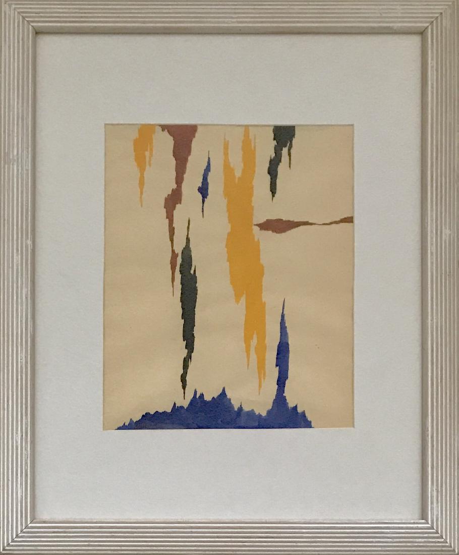 Clyfford Still 1957 Gouache on paper 12.5" x 10.5" (1 of 3)