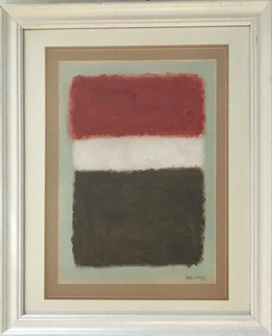 Mark Rothko 1953 Gouache on paper 15.6" x 11.2" (1 of 3)