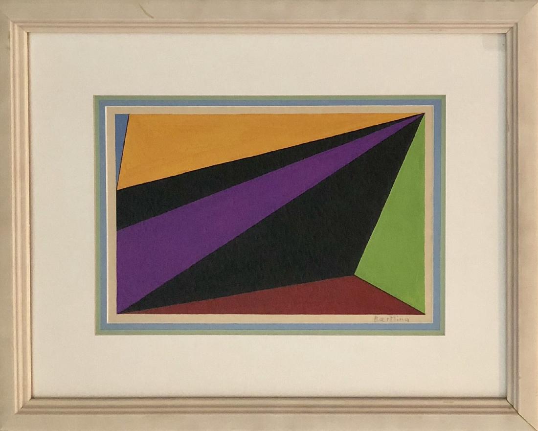 Olle Beartling - Gouache on paper 8.5" x 12.5" (1 of 3)