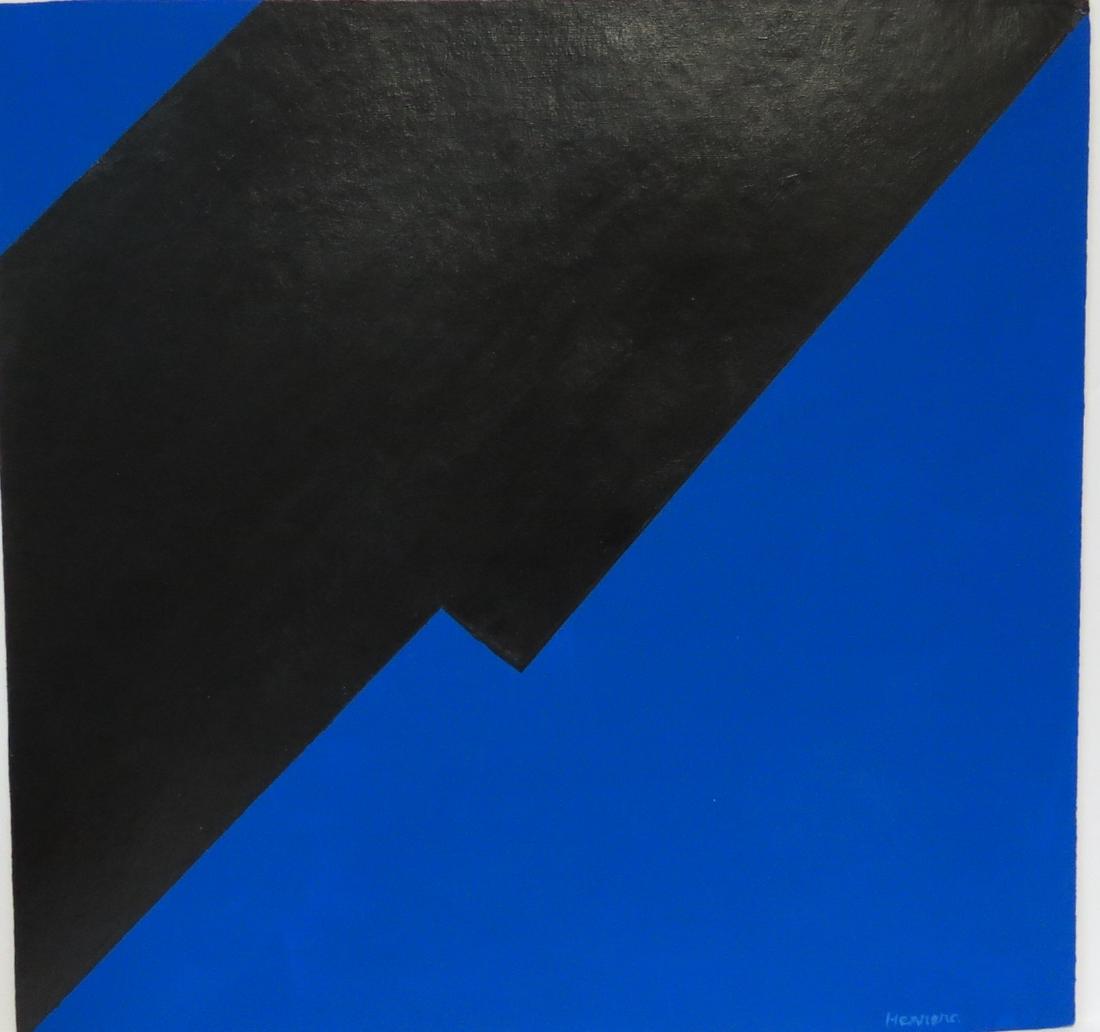 Carmen Herrera - Acrylic on Cardboard 14" x 13.5" (1 of 3)