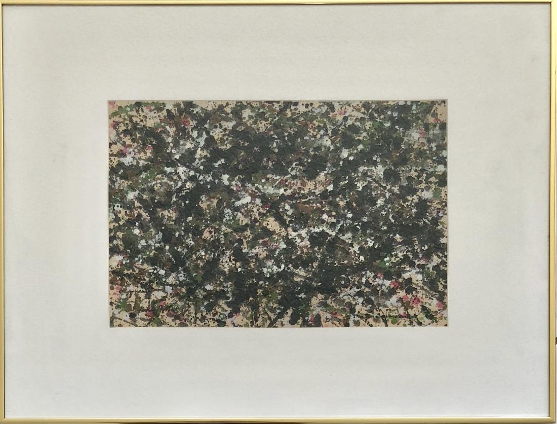 Jackson Pollock 1951 Mixed media on Paper (1 of 2)