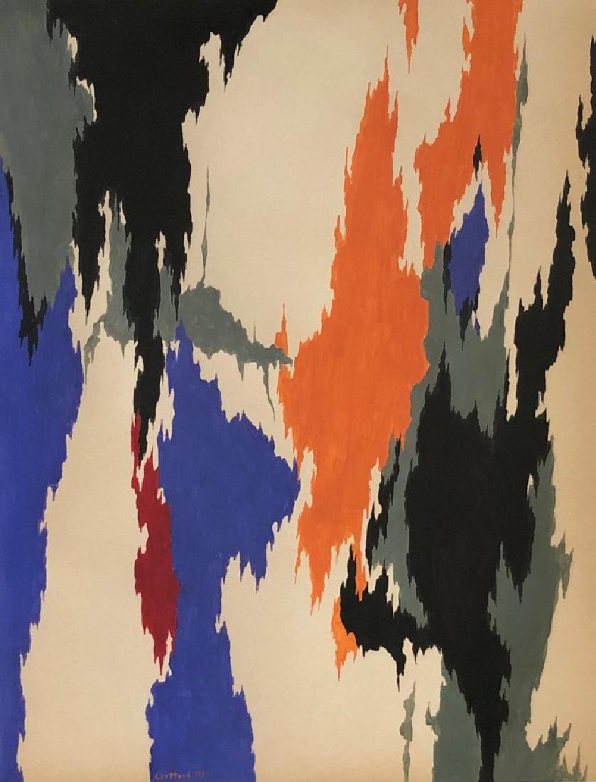 Clyffor Still 1957 Gouache & Ink on Paper 16.5" x 12.5" (1 of 1)