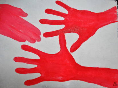 Louise Bourgeois - Gouache on Paper 11" x 15": Unframed - Shipping in USA $ 40 Louise JosÃ©phine Bourgeois was a French-American artist. Although she is best known for her large-scale sculpture and installation art, Bourgeois was also a prolific