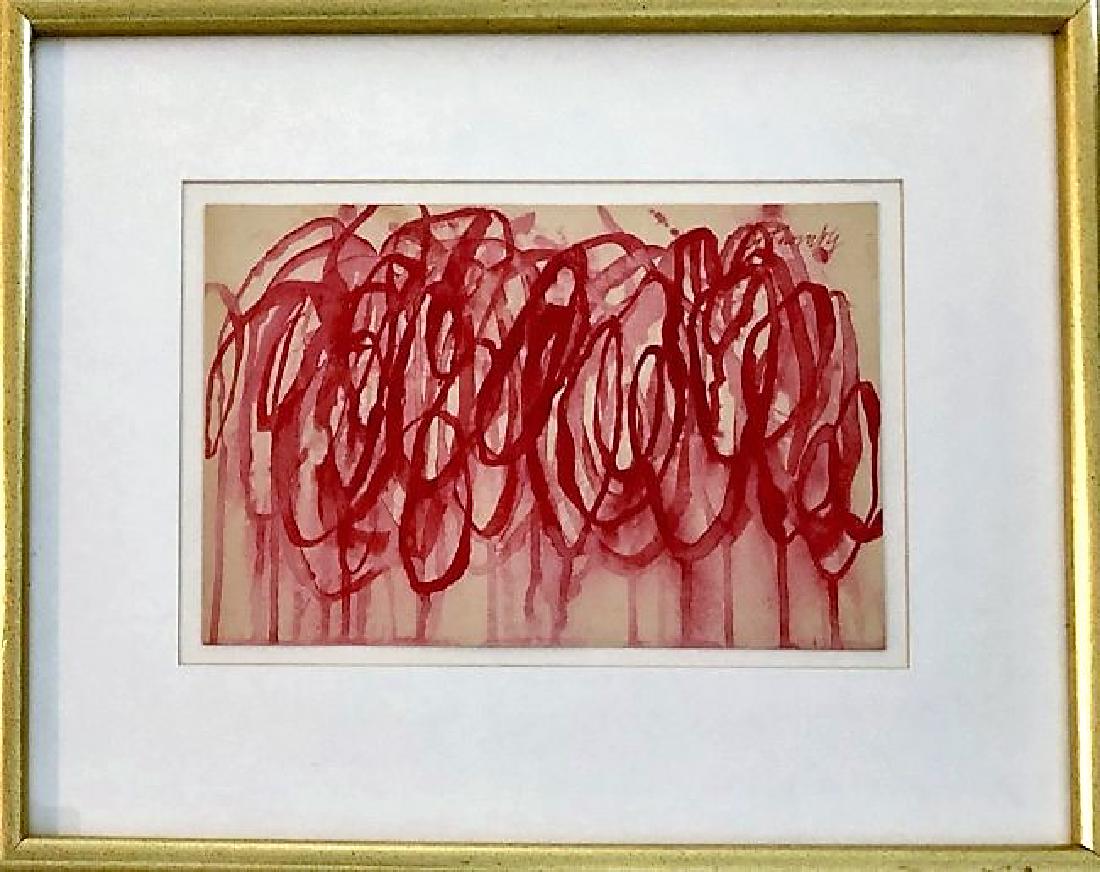 CY Twombly - Color Pencil on Paper 13" x 8.5" (1 of 2)
