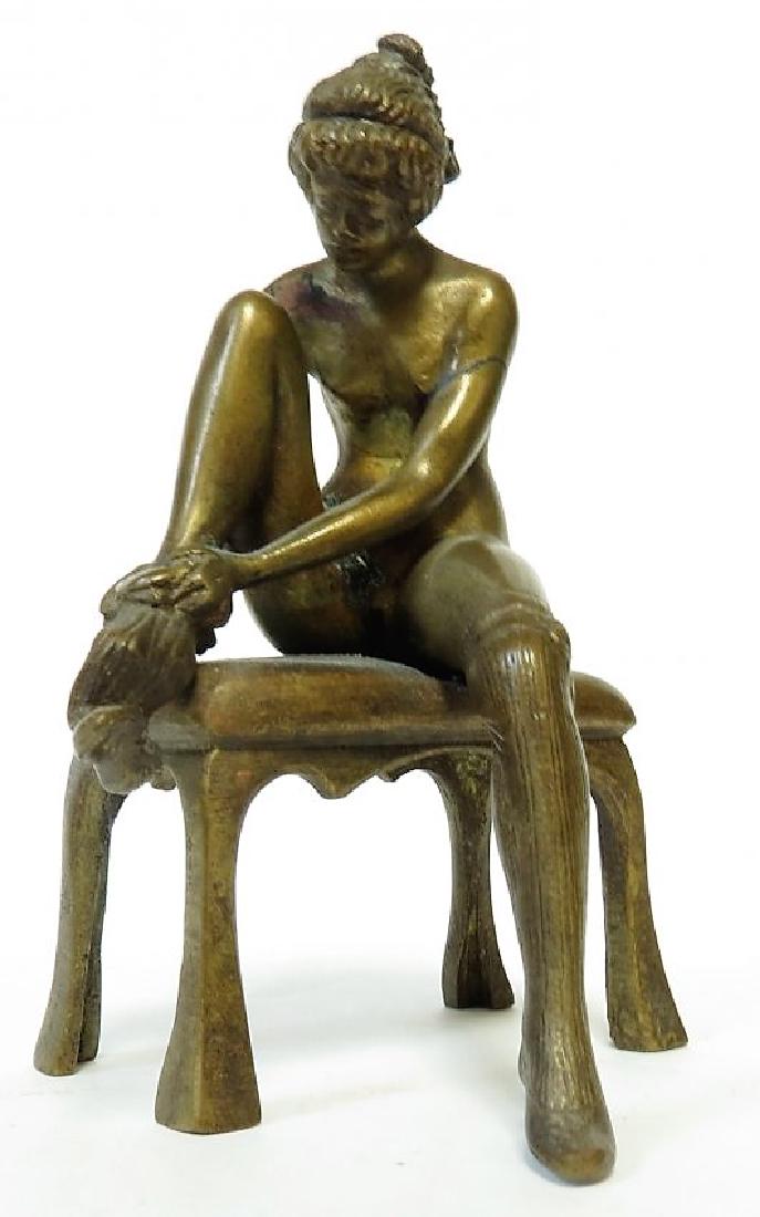 Bruno Zach Bronze Austria H: 4.3" Signed (1 of 4)