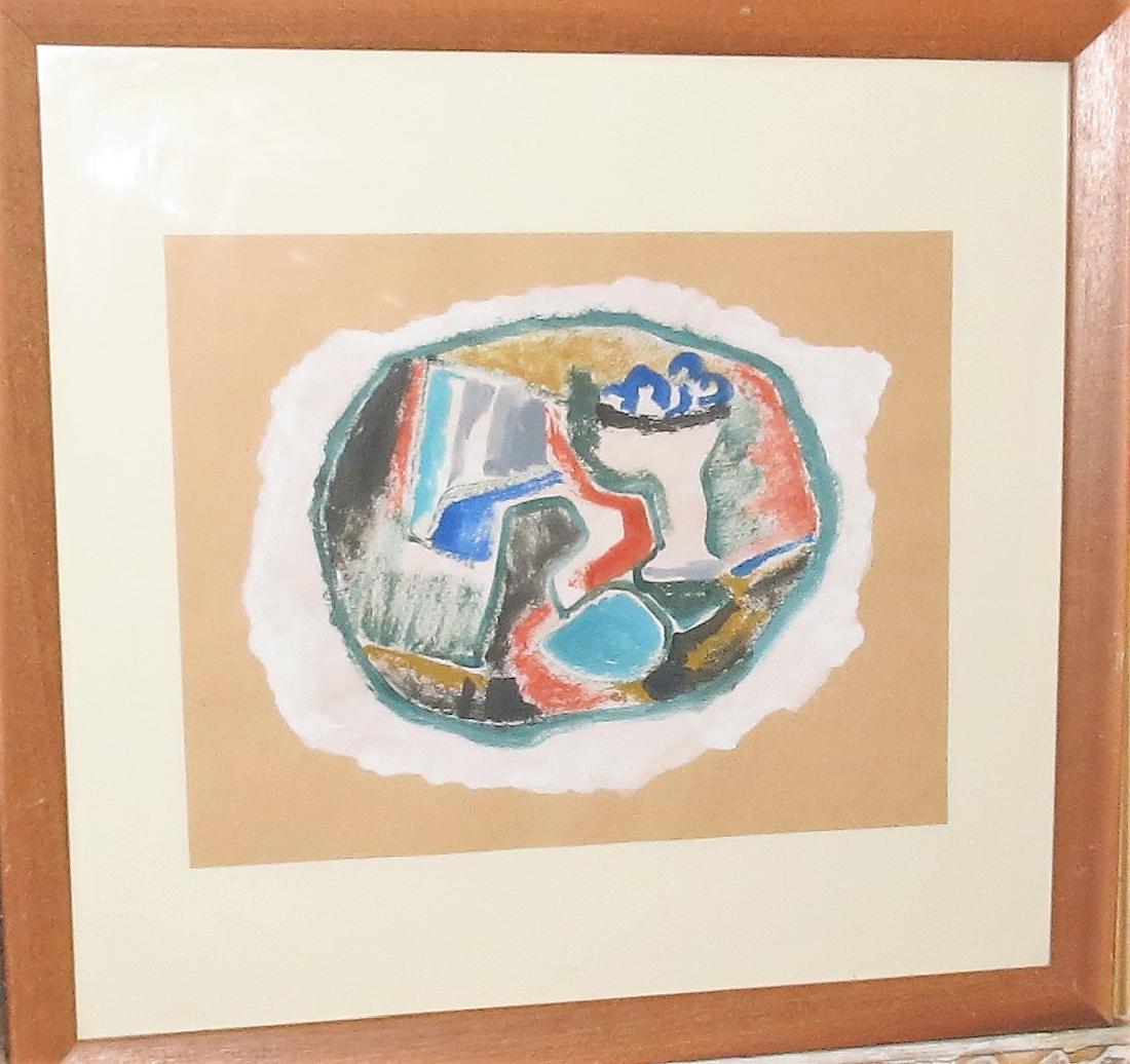 Marcel Janco - Watercolor on paper 9.5" x 12.2": Frame: 16.5" x 17.5" Shipping in USA $ 90. Marcel Janco was a Romanian and Israeli visual artist, architect and art theorist. He was the co-inventor of Dadaism and a leading exponent of Constructivism