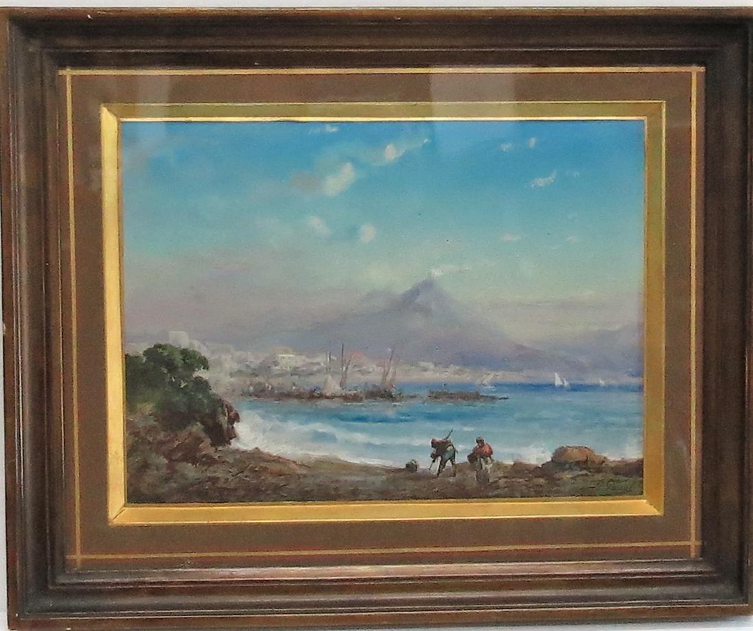 Paul Pascal - Gouache on Board 11" x 8" Fr: 16" x 13": Shipping in USA $ 50 Paul Pascal was a French landscape painter. He did landscape paintings of the Middle East and the Mediterranean Coast with gouache. After he emigrated to the United States in 1893