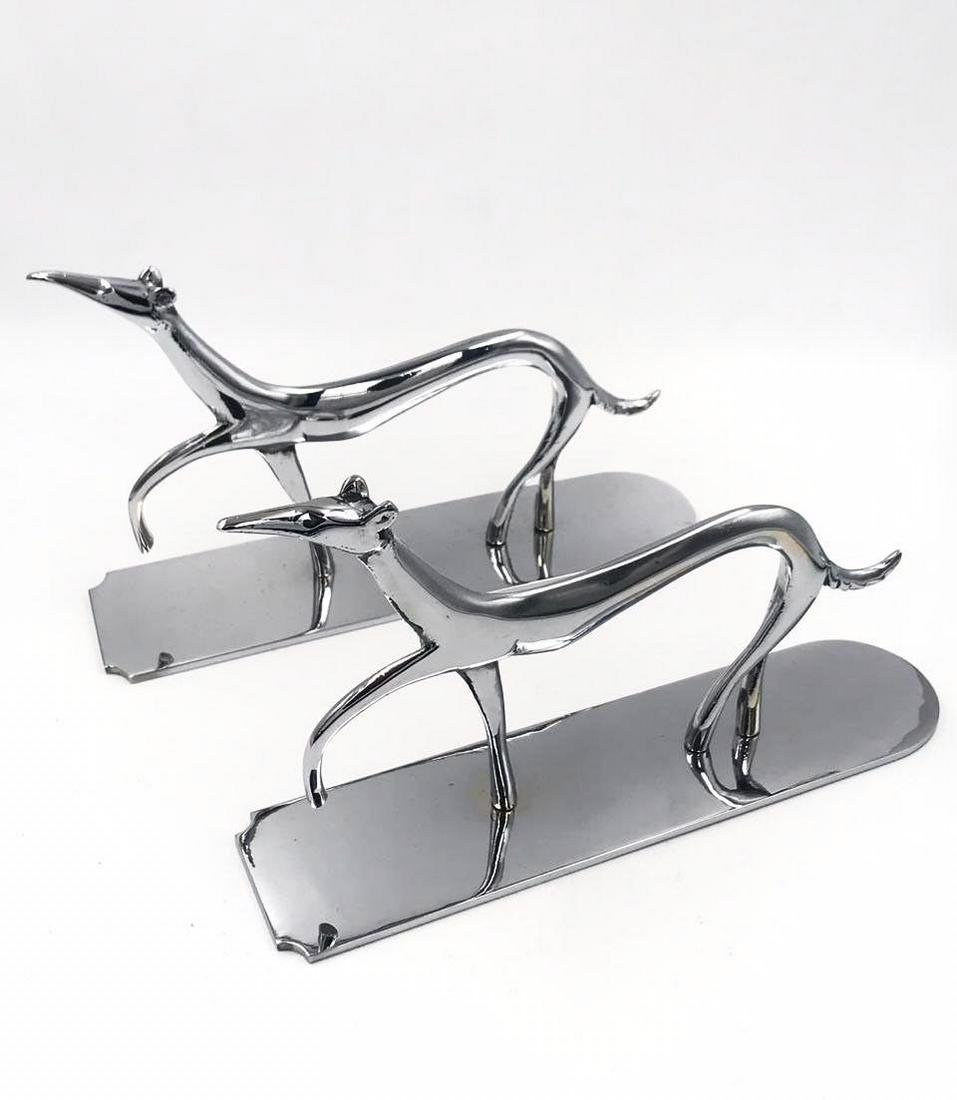 Franz Hagenauer Pair of Dogs Bookends 4.8" x 8" (1 of 3)