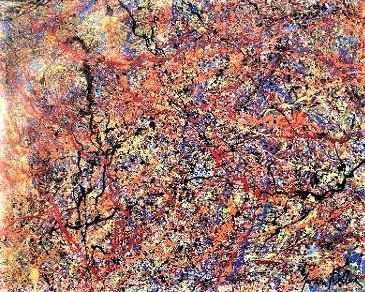Jackson Pollock (Dedicated) Acrylic on Board 34" x 43" (1 of 3)