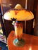 Le Verre Francais Cameo Glass Lamp - H: 19.2" D: 14" - 7