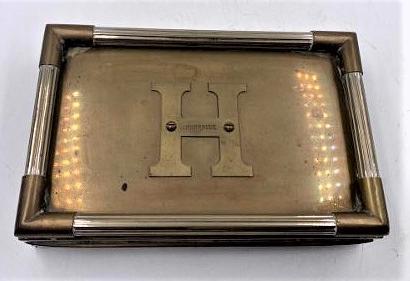 Hermes Paris Cigars Box H: 1.7" W: 4.4" Excellent (1 of 4)