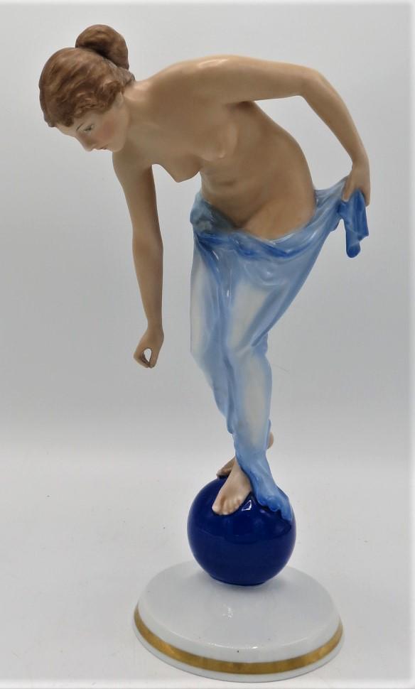 Rosenthal Art Deco Porcelain Figure H: 12" W: 6" D: 4" (1 of 6)