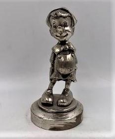 Pinocchio Bronze Car Mascot H: 4.5" (1 of 7)