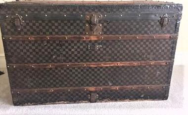 Louis Vuitton Authentic Large Trunk (1 of 14)