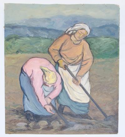 Manuel Colmeiro Oil on Board 18" x 14" Excellent: Unframed Shipping in USA $ 60. Manuel Colmeiro 1901-1999. He emigrated to Buenos Aires from a very young age, he knew how to combine nocturnal pictorial studies with a job in a shoe factory. For a yea