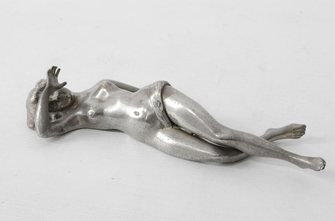 Art Deco Bronze Cigar Trimmer L: 8" Austria 1925s (1 of 3)