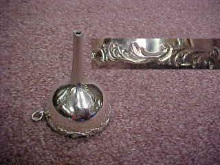 Sterling Silver Perfume Funnel. (1 of 1)