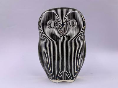 Abraham Palatnik Lucite Figure of Owl 4.2" Acrylic: Shipping in USA $ 15. Abraham Palatnik was a Brazilian abstract artist and inventor whose innovations include kinechromatic art.