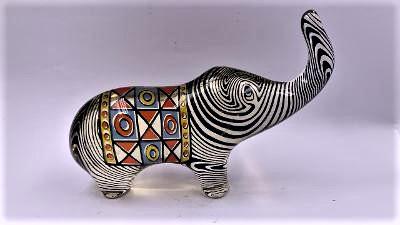 Abraham Palatnik Lucite Figure of Elephant 4.2": Shipping in USA $ 15. Abraham Palatnik was a Brazilian abstract artist and inventor whose innovations include kinechromatic art.