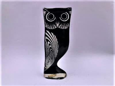 Abraham Palatnik Lucite Figure of Owl 4.2" Acrylic: Shipping in USA $ 15. Abraham Palatnik was a Brazilian abstract artist and inventor whose innovations include kinechromatic art.