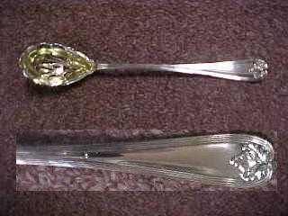Sterling Silver Pierced Olive Spoon, Tiffany & Co (1 of 1)