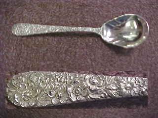 Sterling Silver Sugar Spoon, Maker: Alvin (1 of 1)