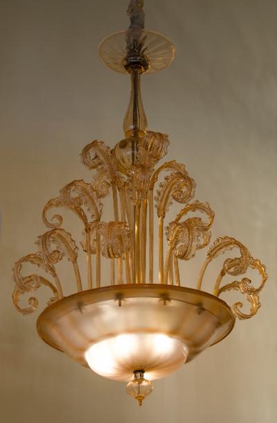 Murano Chandelier Excellent Quality H: 40" D: 26" (1 of 3)