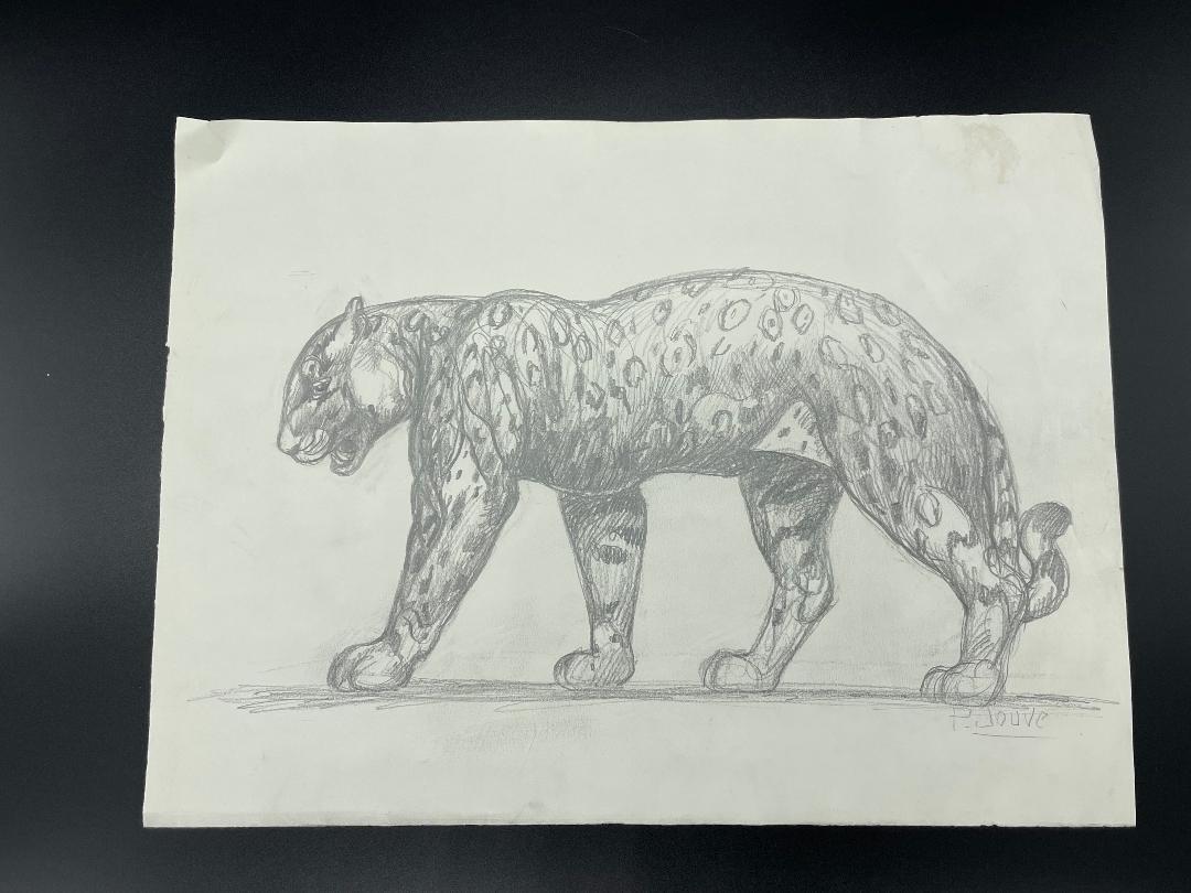 Paul Jouve Pencil on Paper 11" x 14" Unframed w/ Prov: Provenance Estate from Argentina - Shipping in USA $ 15. Pierre-Paul Jouve was a French painter and sculptor. He was notable for his paintings and sculptures of Africa's animals. He was first recipien