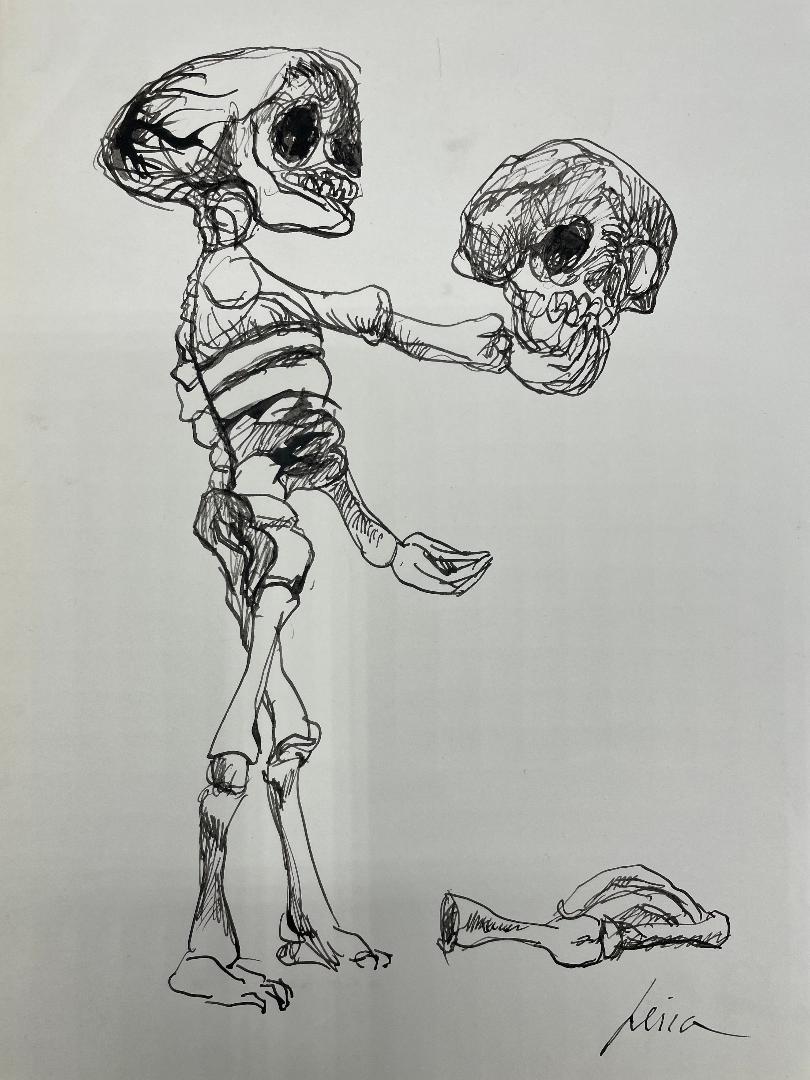 Ernesto Deira Ink on Paper 12.5" x 9" Unframed (1 of 2)