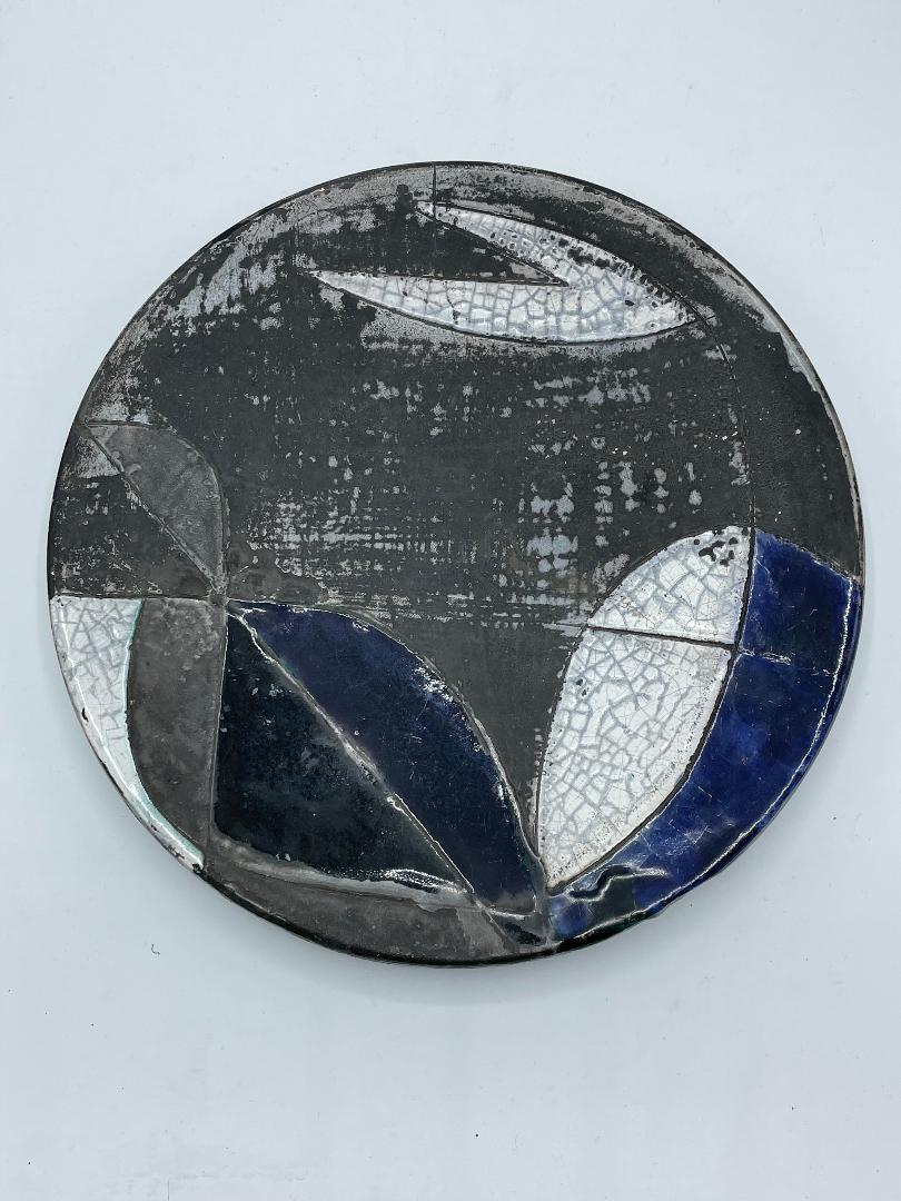 Pierre Szekely Art Deco Ceramic Plate Diam: 10" (1 of 3)