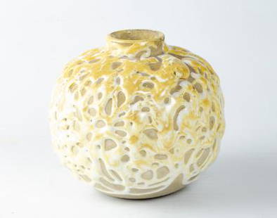 Atelier Primavera Ceramic Vase Art Deco 4" x 5": Shipping in USA $ 35 Primavera was created in 1912 by RenÃ© GuillerÃ©, founder the of the Society of Decorative Artists, and Pierre Laguionie, the manager of Le Printemps, the Parisian department