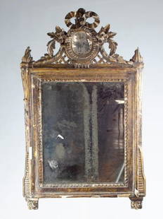 Magnificent French Mirror XVIII Century H: 24" W: 15": Shipping in USA $ 200