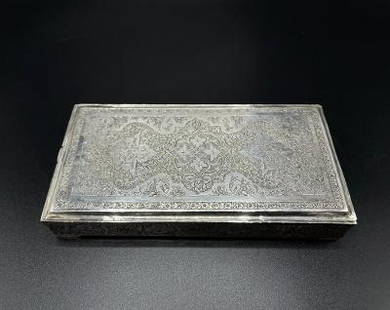 Sterling Silver Box Morisque 6" x 3" x 1": Shipping in USA $ 30