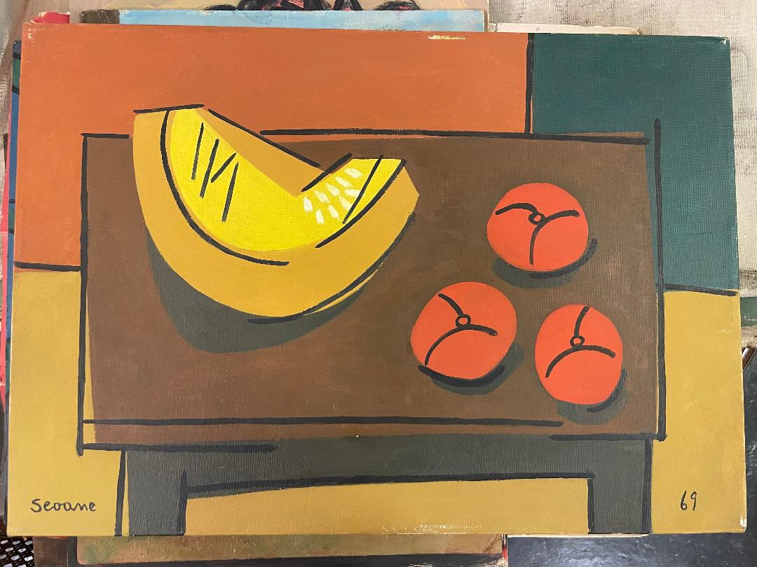 Luis Seoane Oil on Canvas 14" x 20" Unframed (1 of 1)