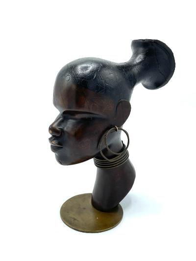 Atelier Hagenauer Art Deco Head H: 9" Attributed (1 of 3)