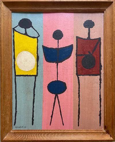 Whanki Kim Oil on Board/Canvas 28" x 22"  w/COA (1 of 3)