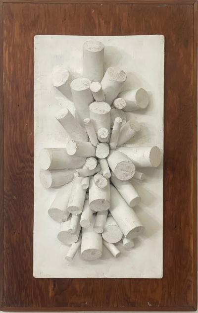 Sergio de Camargo Painted Wood Sculpture: 9.5" x 12" Shipping in USA $ 120. SÃ©rgio de Camargo (April 8, 1930 â€“ 1990) was a sculptor and relief maker, born in Rio de Janeiro, Brazil. Sergio De Camargo studied at the Academia Altamira