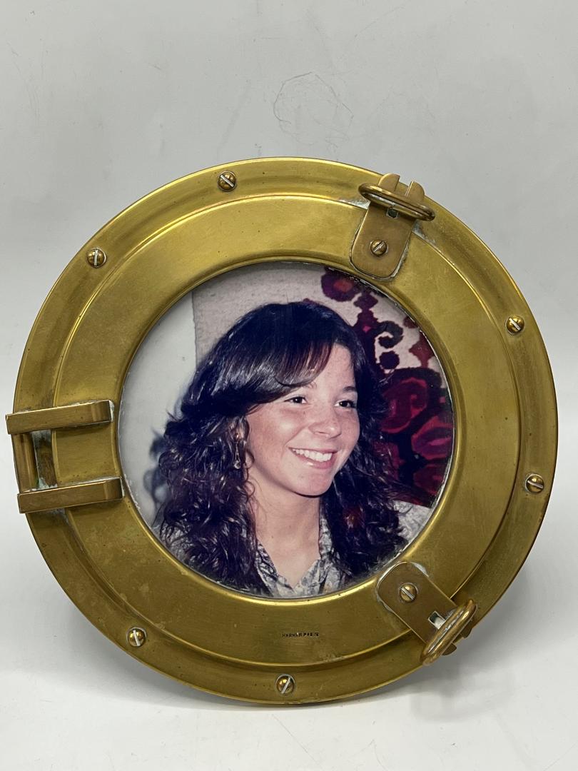 Hermes Paris Bronze Picture Frame Diam: 8.2" France (1 of 1)