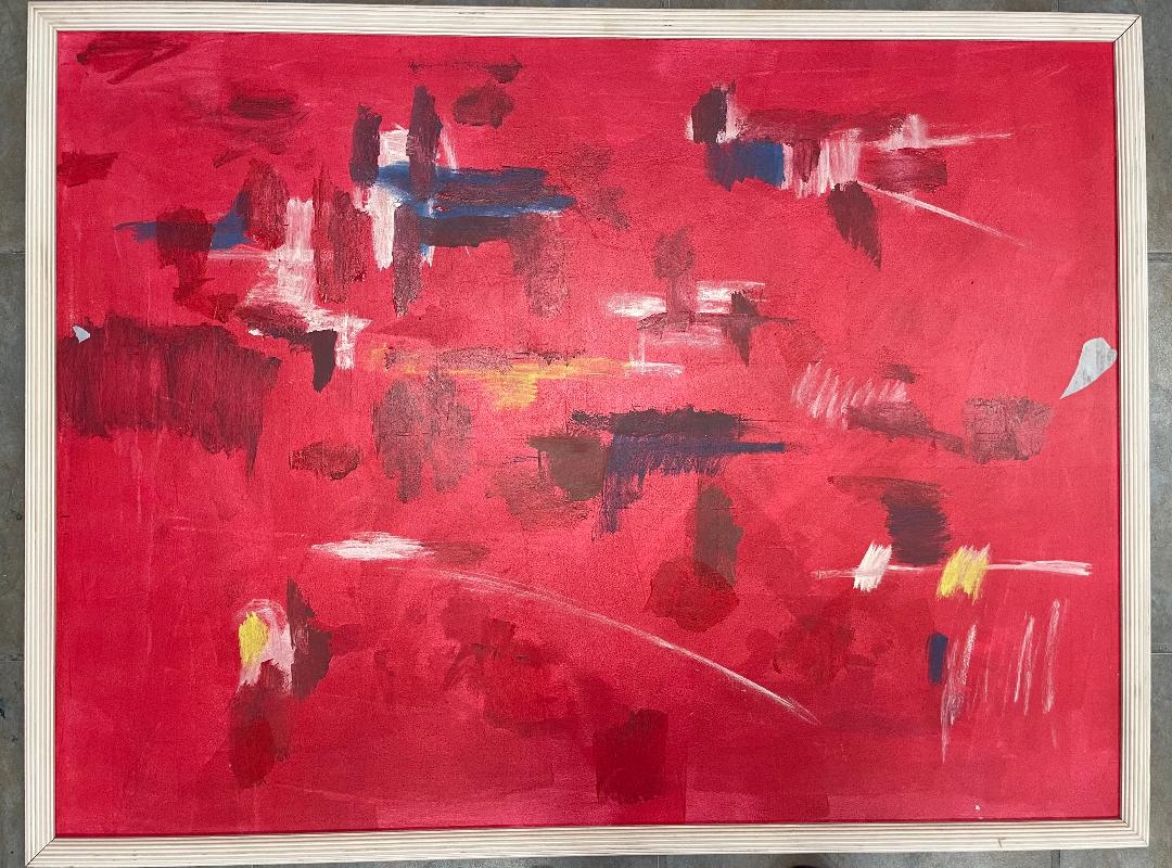 Kiyoshi Saito Acrylic on Canvas 36" x 48" No COA (1 of 4)