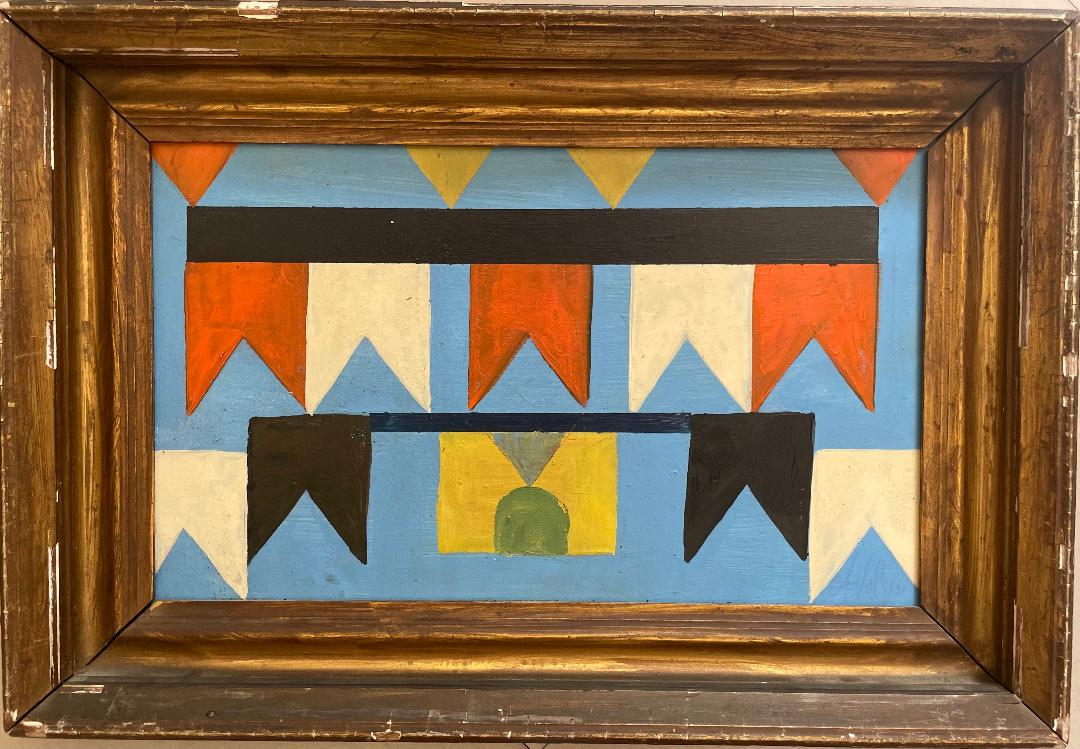 Alfredo Volpi Gouache on Board 10"x 16" w/ COA (1 of 5)