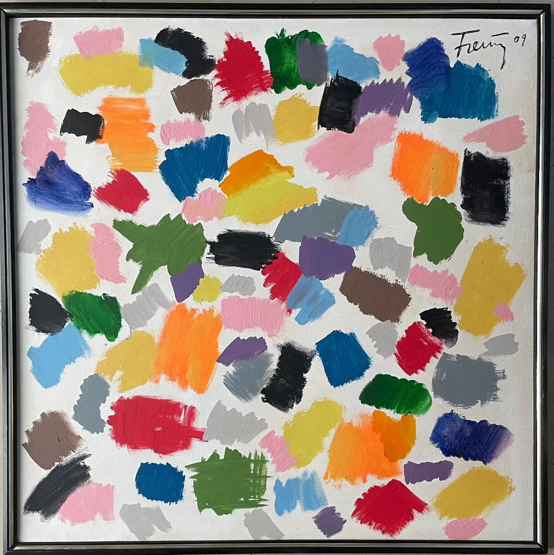 Gunther Forg Acrylic & Oil on Canvas 36" x 36" w/ COA (1 of 4)