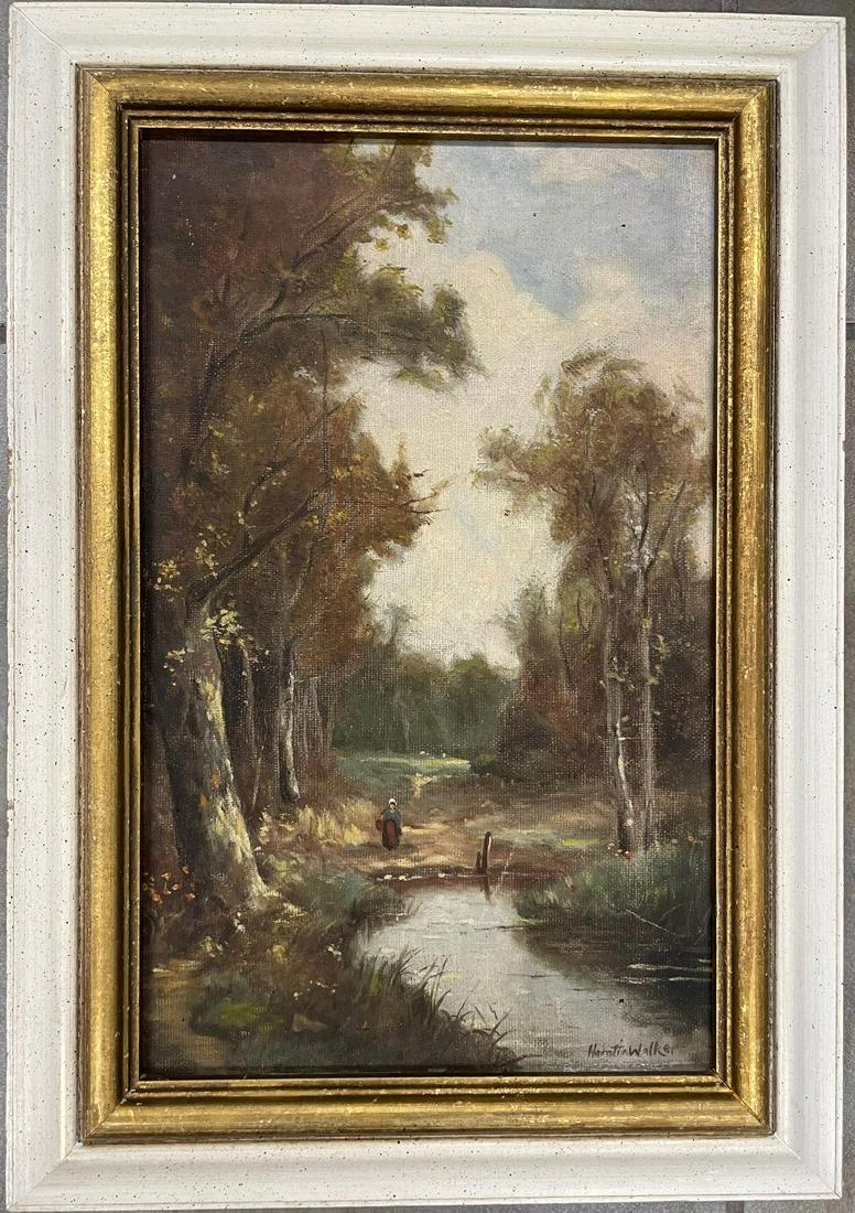 Horatio Walker Oil on Canvas Art: 18" x 11.5" Fr: 22" x 15" No COA (1 of 4)