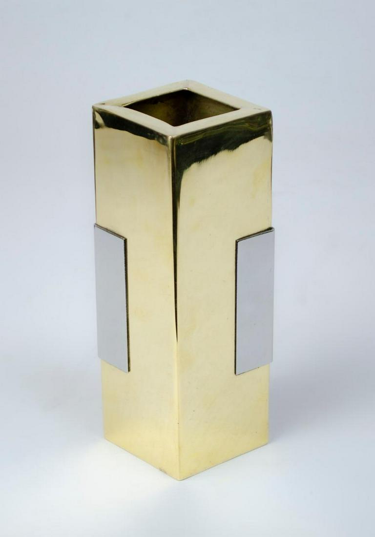 Maison Desny Art Deco Bronze Vase H: 8" Signed - France (1 of 4)