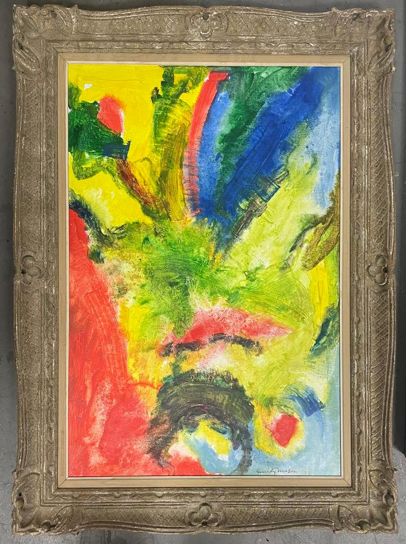 Emily Mason 77 Oil on Canvas Art: 36" x 24" Frame: 42" x 30" w/ COA (1 of 5)