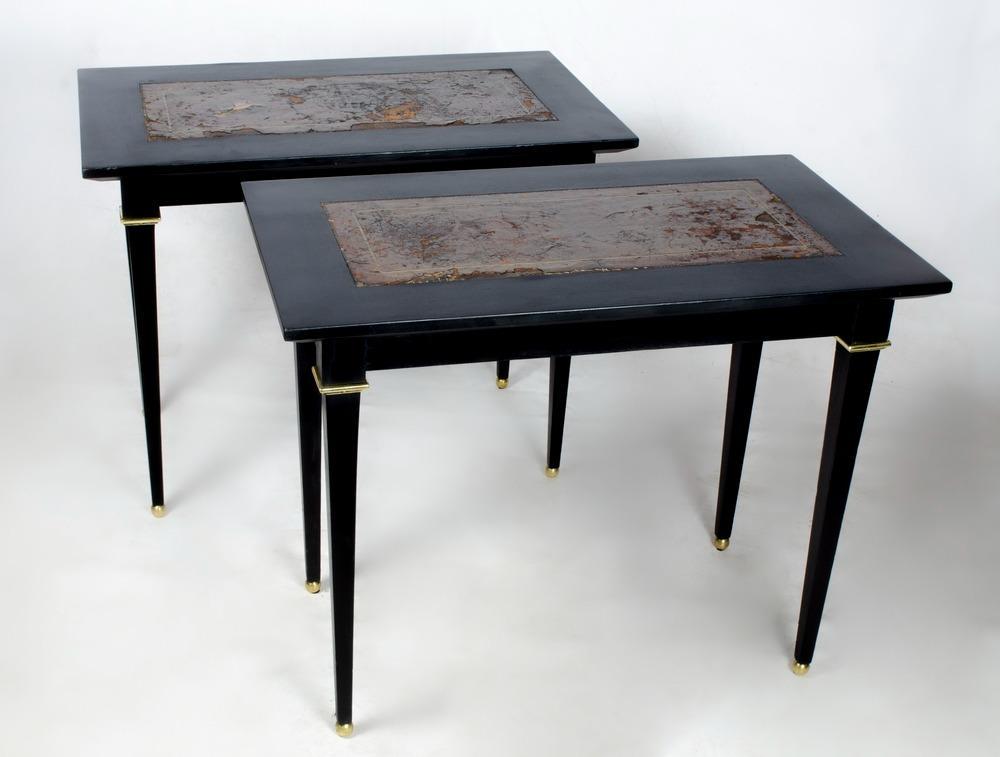 Andre Arbus Casa Comte Pair of Tables H: 22" W: 28" D: 16": Shipping in USA $ 350. Sculptor, and architect AndrÃ© Arbus was born into a family of cabinetmakers in Toulouse in 1903
