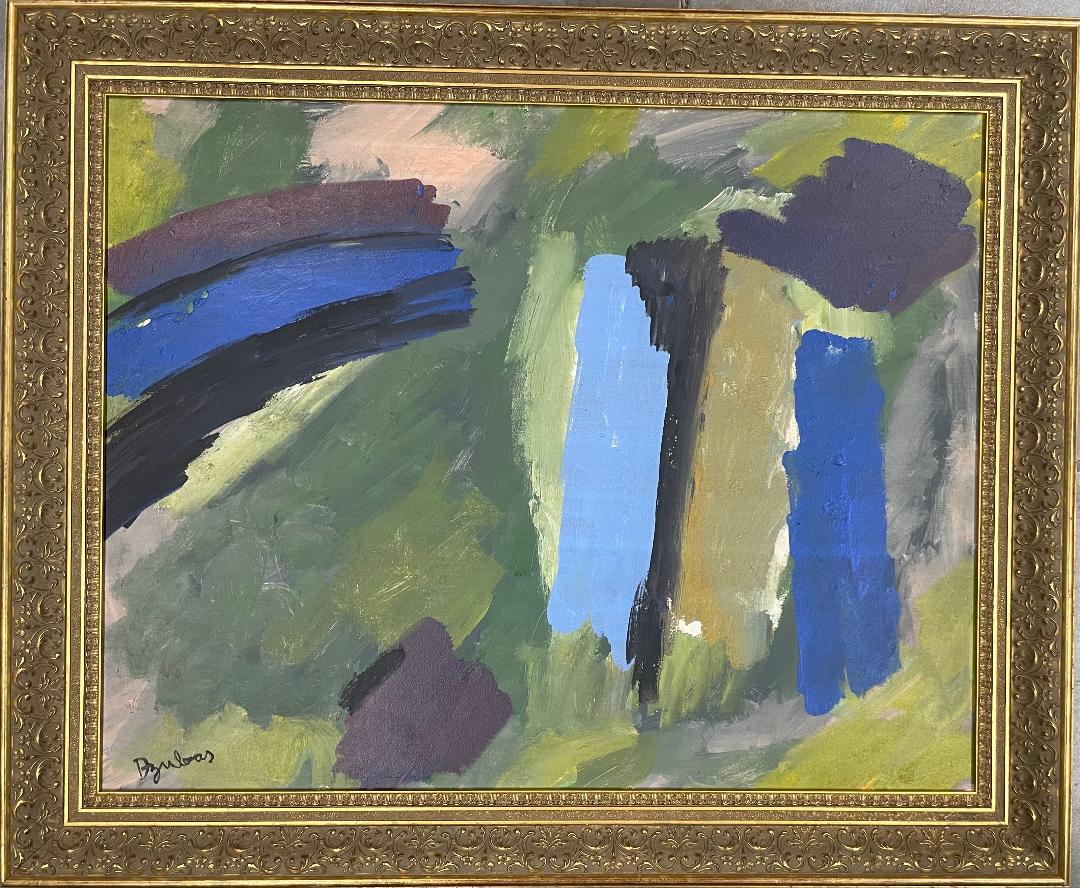 Friedel Dzubas Acrylic on Canvas(Attributed) Art: 22" x 28" No COA (1 of 3)