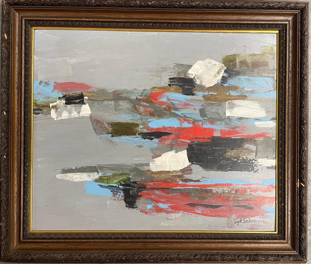 Syd Solomon Oil & Acrylic on Board Art: 25.5" x 21" Fr: 31" x  27" w/COA (1 of 3)