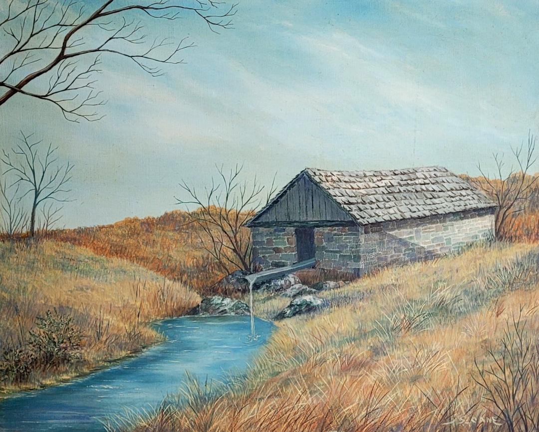 Eric Sloane (Attributed) Oil on Canvas Art: 16" x 20": No COA - Shipping in USA $ 120. Eric Sloane (born Everard Jean Hinrichs) (27 February 1905 â€“ 5 March 1985) was an American landscape painter, illustrator, and author of illustrated books on the